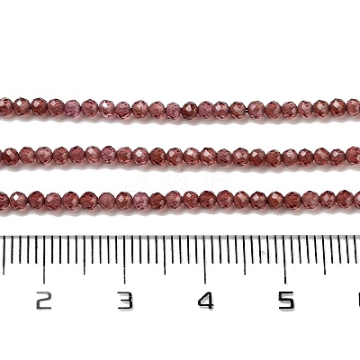Natural Garnet Beads Strands X-G-B088-C11-02-1
