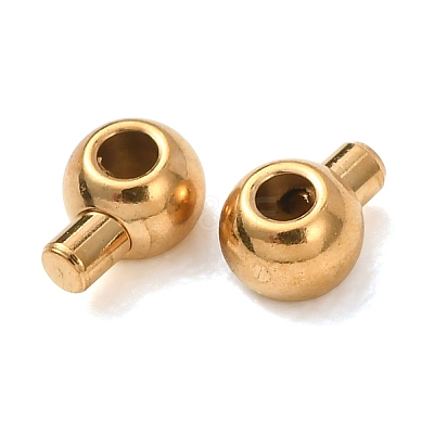 304 Stainless Steel Crimp Beads STAS-A151-05G-1