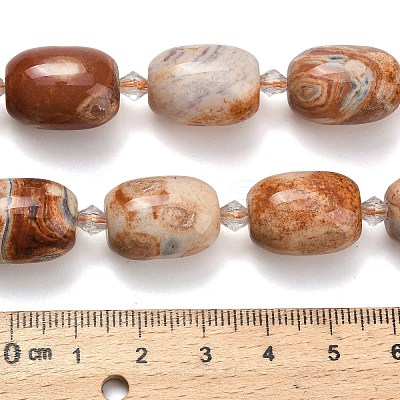 Natural Agate Beads Strands G-F811-B02-03-1