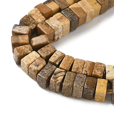 Natural Picture Jasper Beads Strands G-I394-A01-1