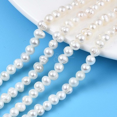 Natural Cultured Freshwater Pearl Beads Strands PEAR-N013-04A-1