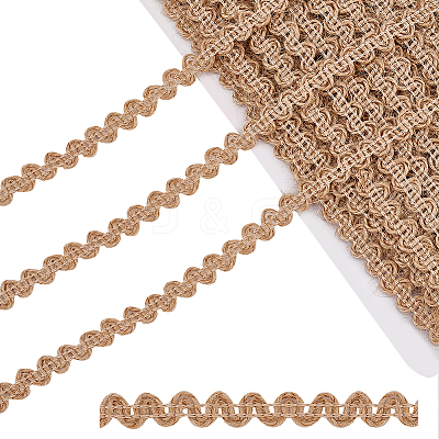 Braided Jute Ribbon OCOR-WH0079-21B-1