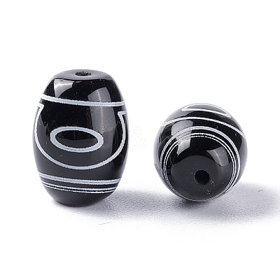 Tibetan Style dZi Beads TDZI-Z001-48-1