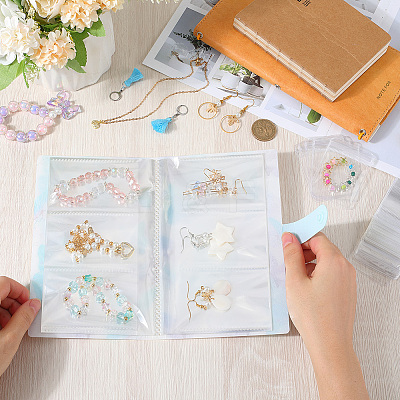 1Pc Transparent PP Plastic Photocard Storage Albums AJEW-CN0003-03A-1