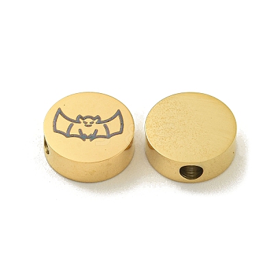 Halloween 304 Stainless Steel Beads STAS-U017-01G-G-1