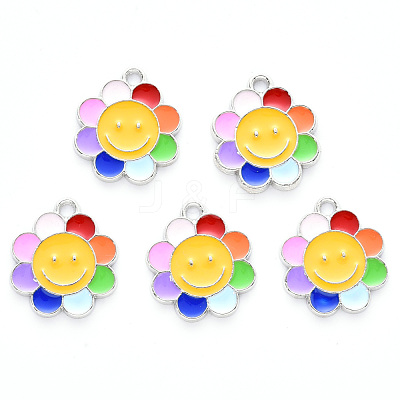Alloy Enamel Pendants X-ENAM-N054-009-P-1