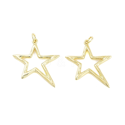 Rack Plating Brass Pendants KK-C056-03G-1