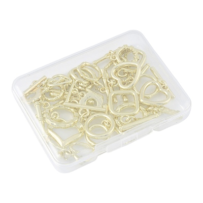 20Pcs 12 Styles Alloy Toggle Clasps FIND-FS0004-53G-1