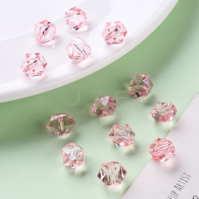 Transparent Acrylic Beads TACR-S154-15B-26-1