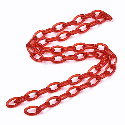 Handmade Transparent ABS Plastic Cable Chains LS-X-KY-S166-001D-1