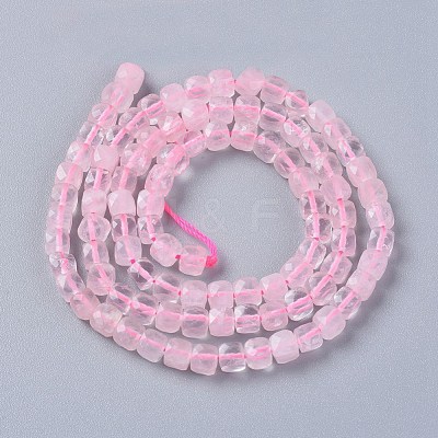 Natural Rose Quartz Beads Strands G-L537-017-1