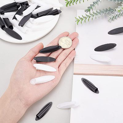 200Pcs 2 Colors Plastic Inclined Hole Locator AJEW-FH0001-83-1