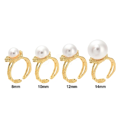Brass Cup Peg Open Cuff Ring Settings LS-KK-G518-10G-03-1