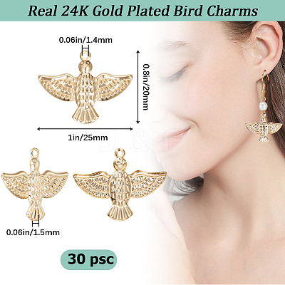 Brass Pendants KK-BBC0009-87-1