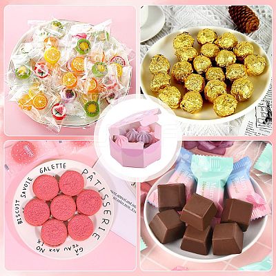 Hexagon Donut Cardboard Boxes CON-WH0019-18A-1