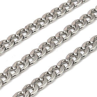 316 Surgical Stainless Steel Curb Chains CHS-H114-08B-P-1