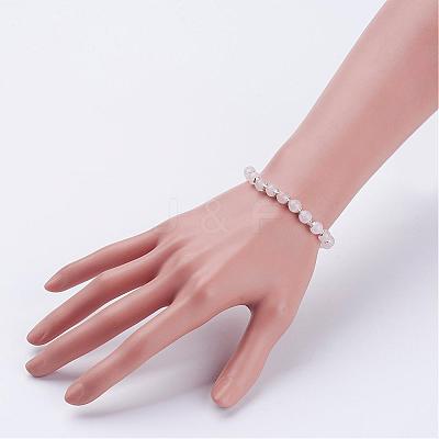 Natural Gemstone Beads Stretch Bracelets BJEW-JB02858-1