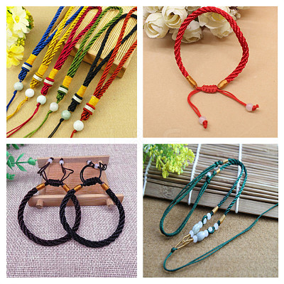 Nylon Braided Cord for Woven Jewelry Making Macrame Craft NWIR-OC0001-01-06-1