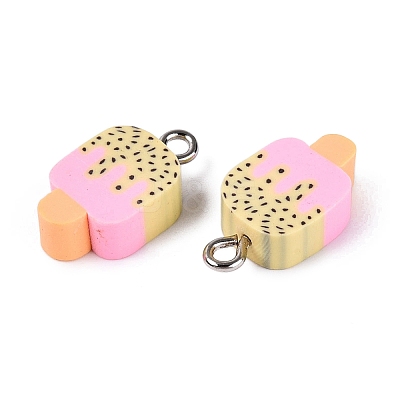 Handmade Polymer Clay Pendants CLAY-Q253-07P-05-1