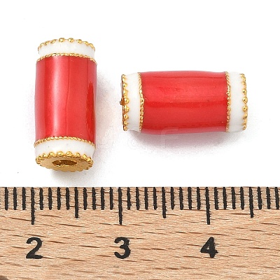 Alloy Enamel Beads ENAM-B037-14G-01-1