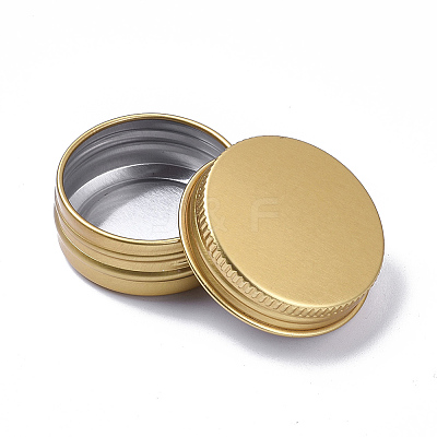 10Pcs Round Aluminium Tin Cans CON-DJ0001-12B-1