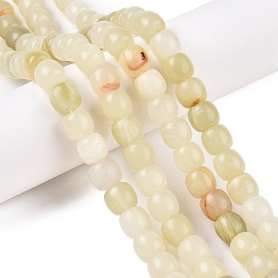 Dyed Natural White Jade Beads Strands G-T138-210B-1