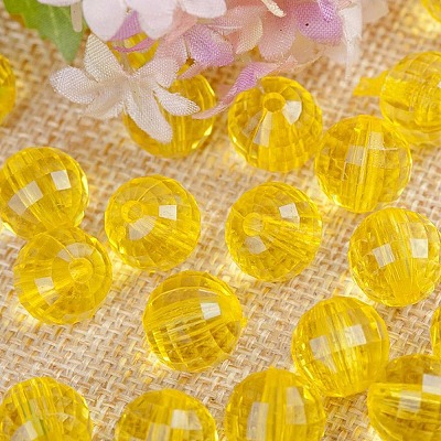 Transparent Acrylic Beads TACR-NH0001-C-11-1