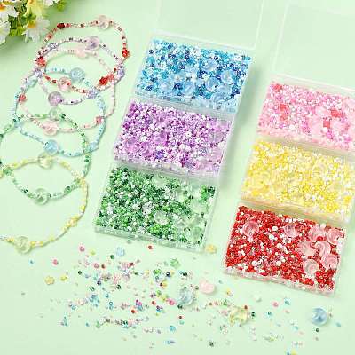 Mixed Styles Glass Beads Strands EGLA-FS0002-63A-1
