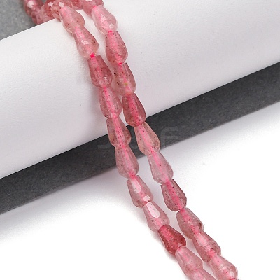 Natural Strawberry Quartz Beads Strands G-C080-B01-01A-1