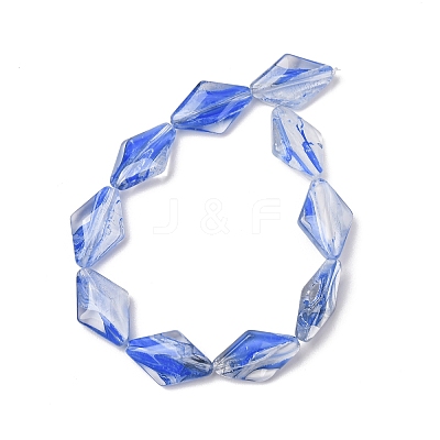 Transparent Handmade Lampwork Beads LA-CBAF0C8-02F-1