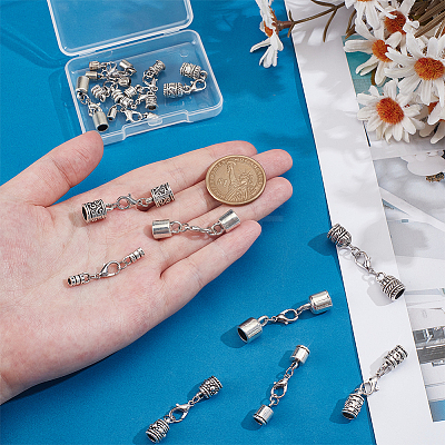 16Pcs Alloy Cord Ends FIND-PH01477-1