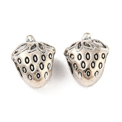 Tibetan Style Alloy European Beadss TIBE-P001-40AS-1