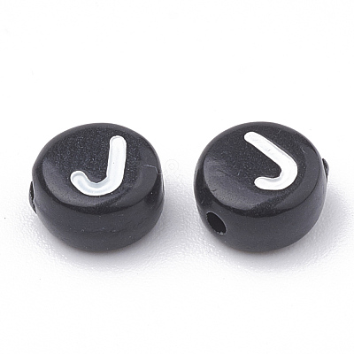 Opaque Acrylic Beads SACR-N002-02J-1