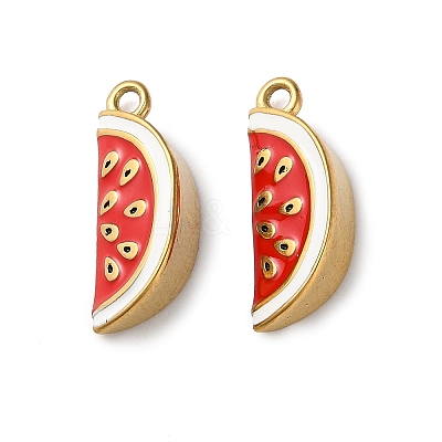 304 Stainless Steel Enamel Pendants LS-STAS-B100-06G-08-1