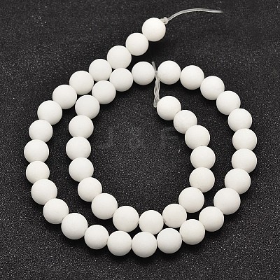Natural Malaysia Jade Beads Strands G-A152-G-8mm-1