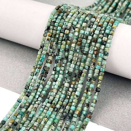 Natural African Turquoise(Jasper) Beads Strands G-A02-02-1