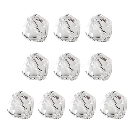 10Pcs Glass Imitation Austrian Crystal Beads GLAA-TADJ0001-11L-1