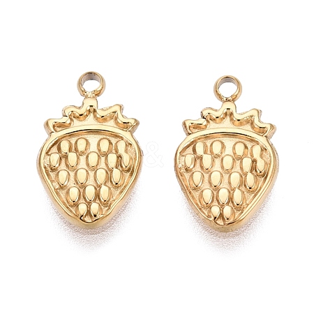 304 Stainless Steel Charms STAS-N125-25C-G-1