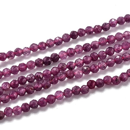 Natural Ruby/Red Corundum Beads Strands G-H266-24A-1