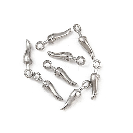 Vegetables 304 Stainless Steel Charms STAS-G356-06P-03-1