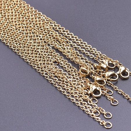 2MM Unisex 304 Stainless Steel Cable Chain Necklaces VJ7708-7-1