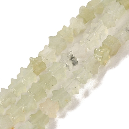 Natural New Jade Beads Strands G-G085-B38-01-1