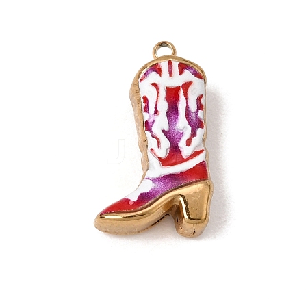 304 Stainless Steel Enamel Pendants SA-CBAA9A2-04G-03-1