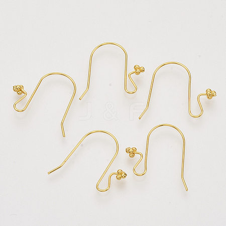 Brass Earring Hooks KK-N216-29-1