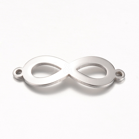Tarnish Resistant 201 Stainless Steel Links connectors X-STAS-S059-06B-1