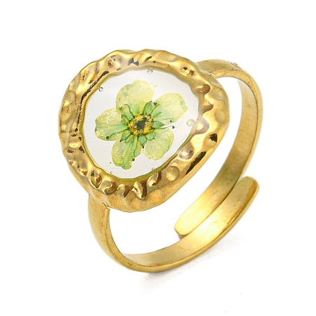 Brass Adjustable Rings for Women RJEW-G265-10G-A01-1