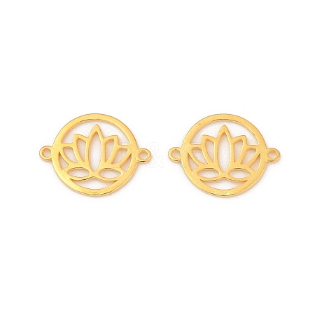 925 Sterling Silver Hollow Connector Charms STER-A046-01G-1