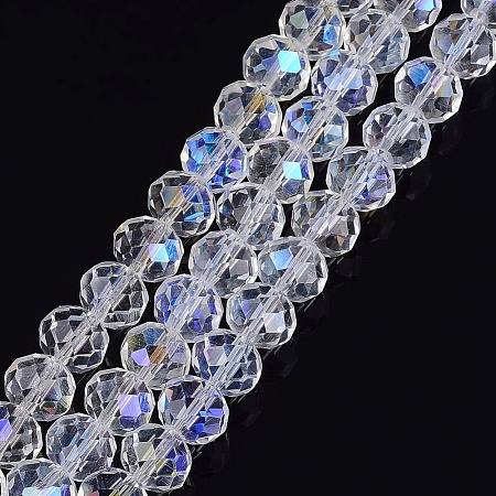 Glass Beads Strands X-GR10MMY-28-1