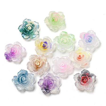 Luminous Transparent Epoxy Resin Decoden Cabochons CRES-M032-04E-1