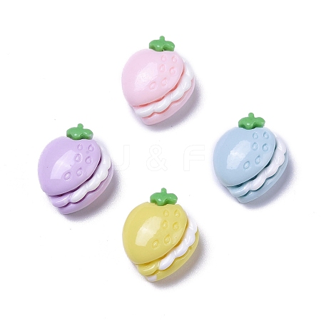 Opaque Cute Resin Decoden Cabochons RESI-B024-01E-1